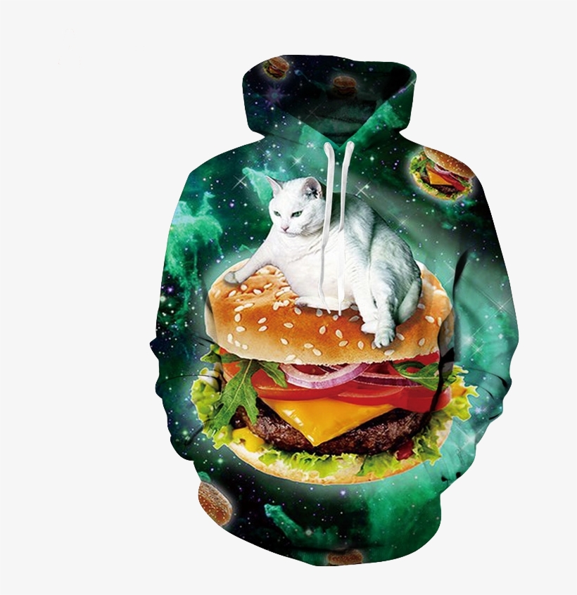 Cool Cat Unisex Hoodie - Cat Shirts, transparent png