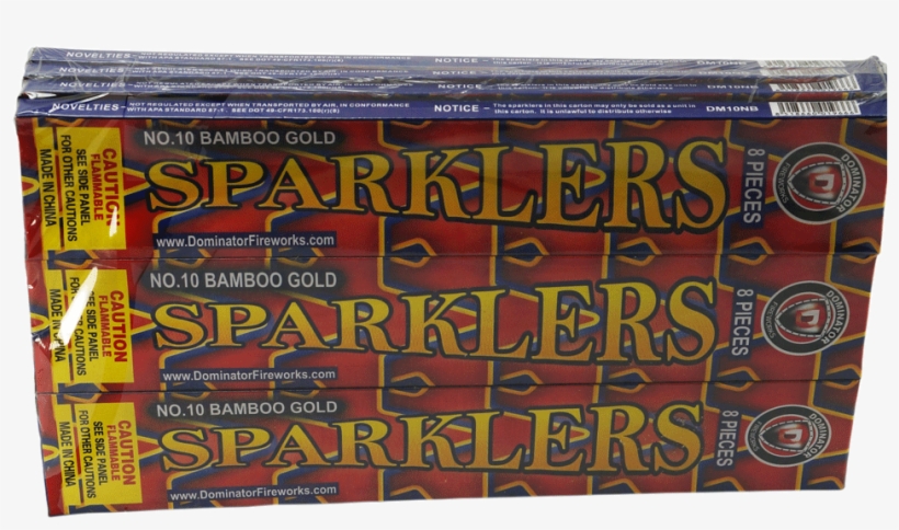 #10 Bamboo Gold Sparklers 12 Packs Of - Educational Toy, transparent png