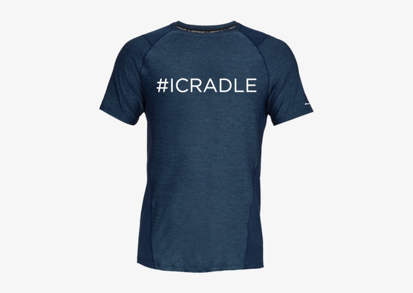Under Armour Wrestling Men's Navy Icradle Shirt - Active Shirt, transparent png