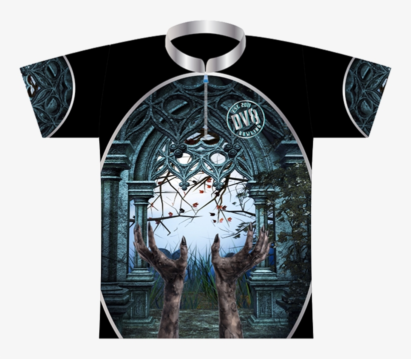 Dv8 Zombie Hands Dye Sublimated Jersey - Old Castle Door, transparent png