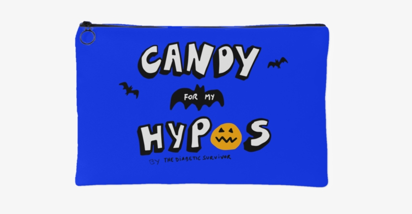 Diabetes Halloween Carry All Pouches - Label, transparent png