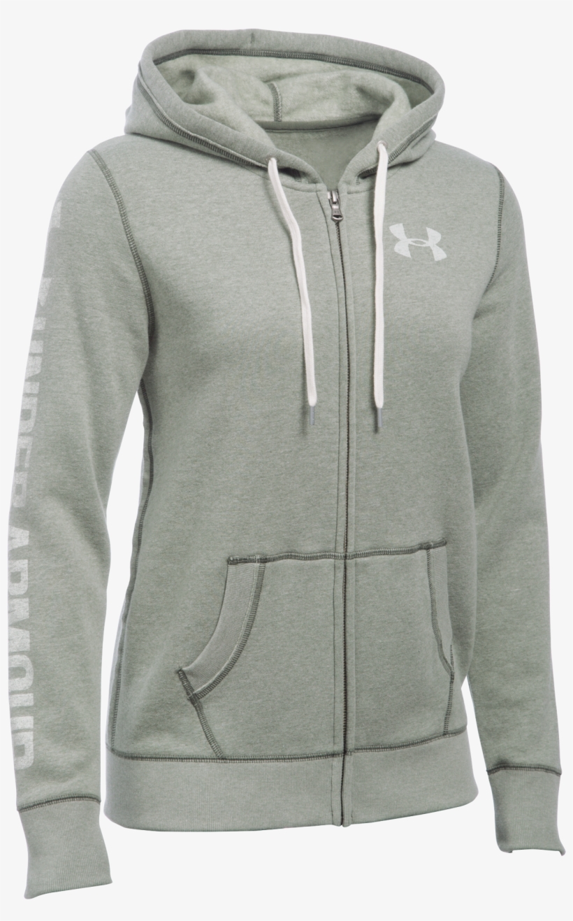 Under Armour Favorite Fleece Full Zip Hoodie - Hoodie, transparent png