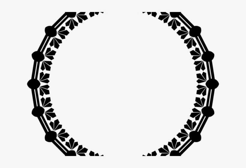 Decorative Border Clipart Art Deco - Circulo De Sello Png, transparent png