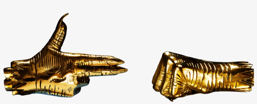 Gold Rtj3 Hands - Logo Run The Jewels Hands, transparent png
