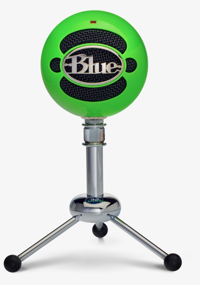 Snowball Classic Studio-quality Usb Microphone - Blue Snowball Neon Green, transparent png