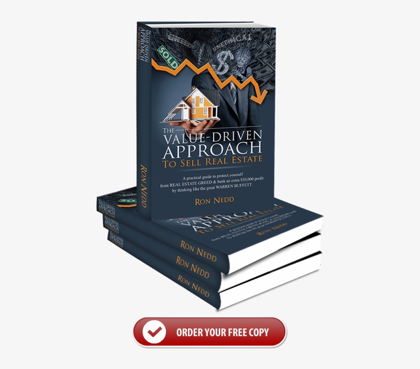 Book Stack With Red Order Button - Rose Realty Services, transparent png