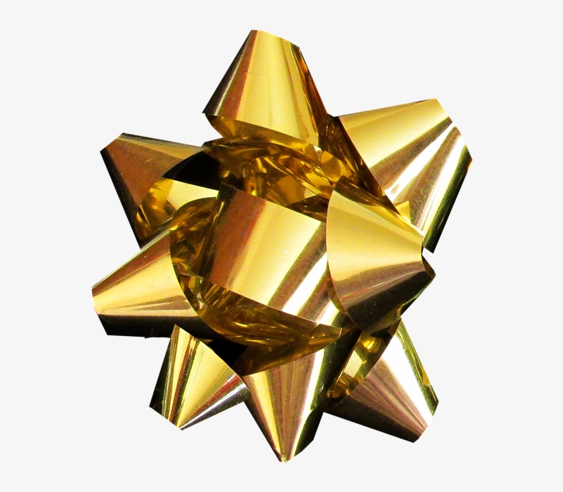 Christmas, Gold, Ribbon - Новогодняя Золотая Лента Пнг, transparent png