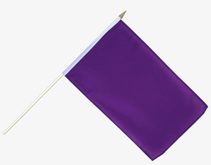 Hand Waving Flag 12x18" - Purple Flag Png, transparent png