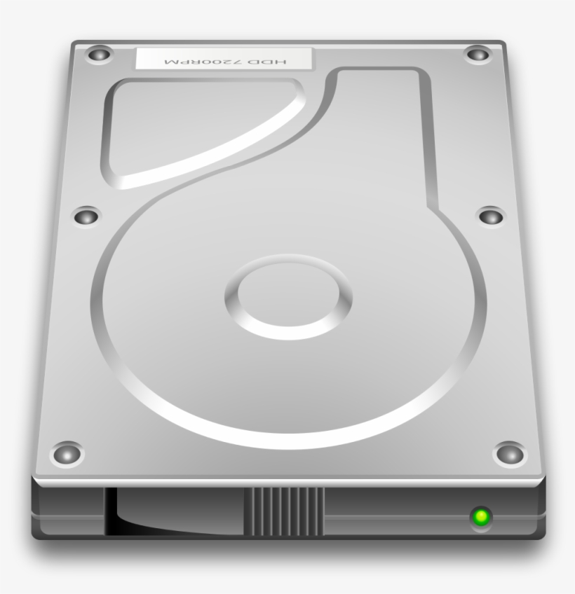 Oxygen480 Devices Drive Harddisk - Hard Disk Icon Svg, transparent png