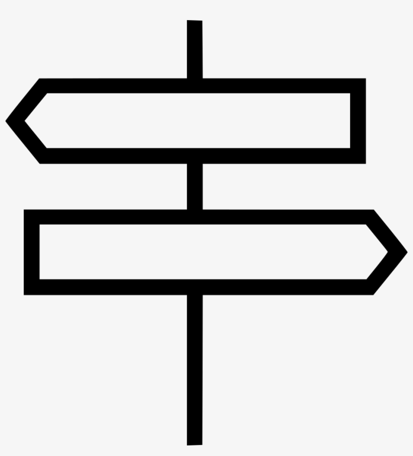 Road Sign Comments - Cross, transparent png