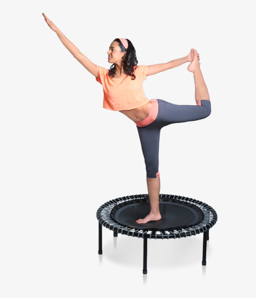 A Woman On A Bellicon® Mini Trampoline Training Her - Equilibrio En El Cuerpo, transparent png