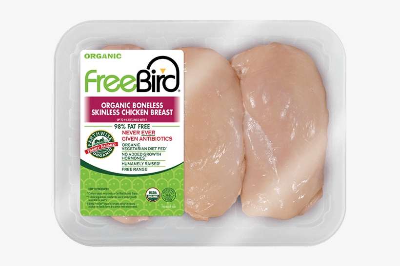 Organic Boneless Skinless Chicken Breast - Freebird, transparent png