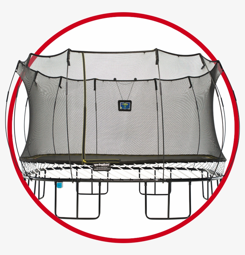 Hidden Frame - Springfree Oval Trampoline, transparent png