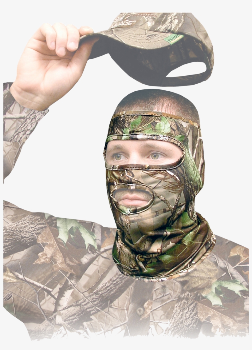 Realtree Stretch-fit Masks - Camo Face Mask, transparent png