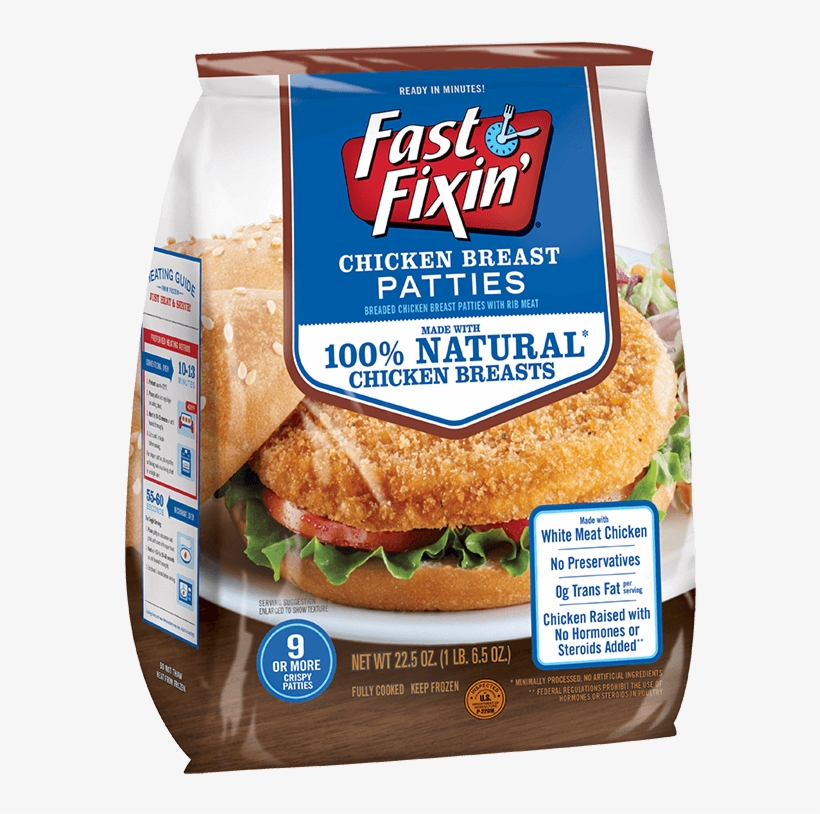 Chicken Breast Patties - Fast Fixin Chicken Breast Patties, transparent png