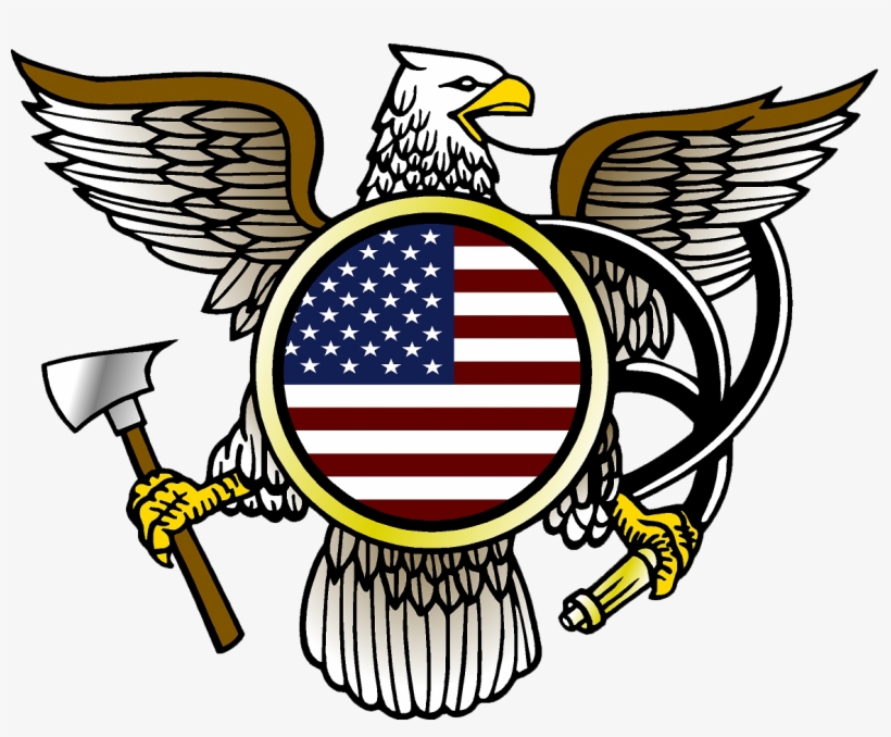 Eagle Decals - Globe And Us Flag, transparent png