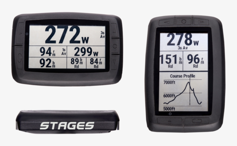 Stages Cycling Launches Gps Computer And Cloud-based - Led Display, transparent png