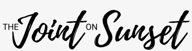 The Joint On Sunset - Calligraphy, transparent png