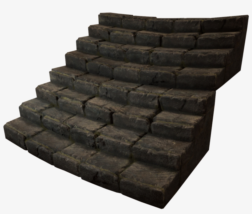 Old Steps - Cobblestone, transparent png