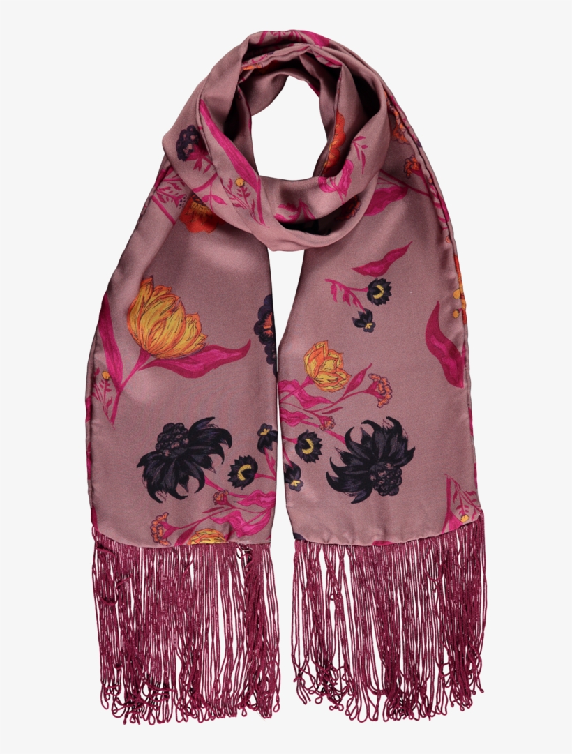Silk Tassel Scarf Narrow - Scarf, transparent png