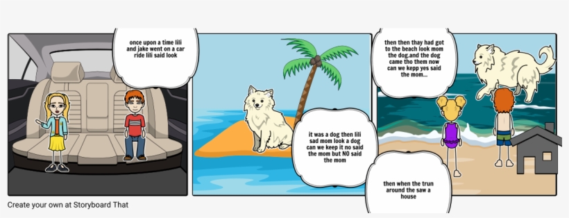 Boy Girl Dog - Comics, transparent png