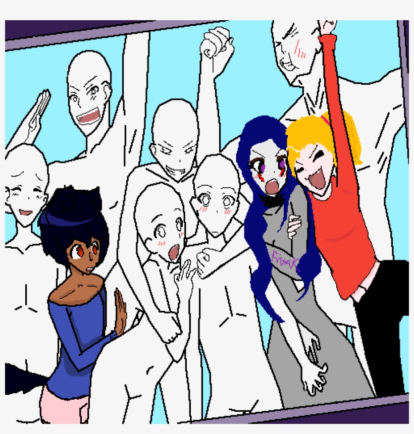 Anime Collab - Cartoon, transparent png