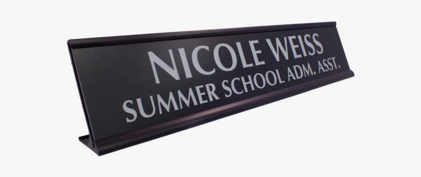 Engraved Name Plates W/frame - Signage, transparent png