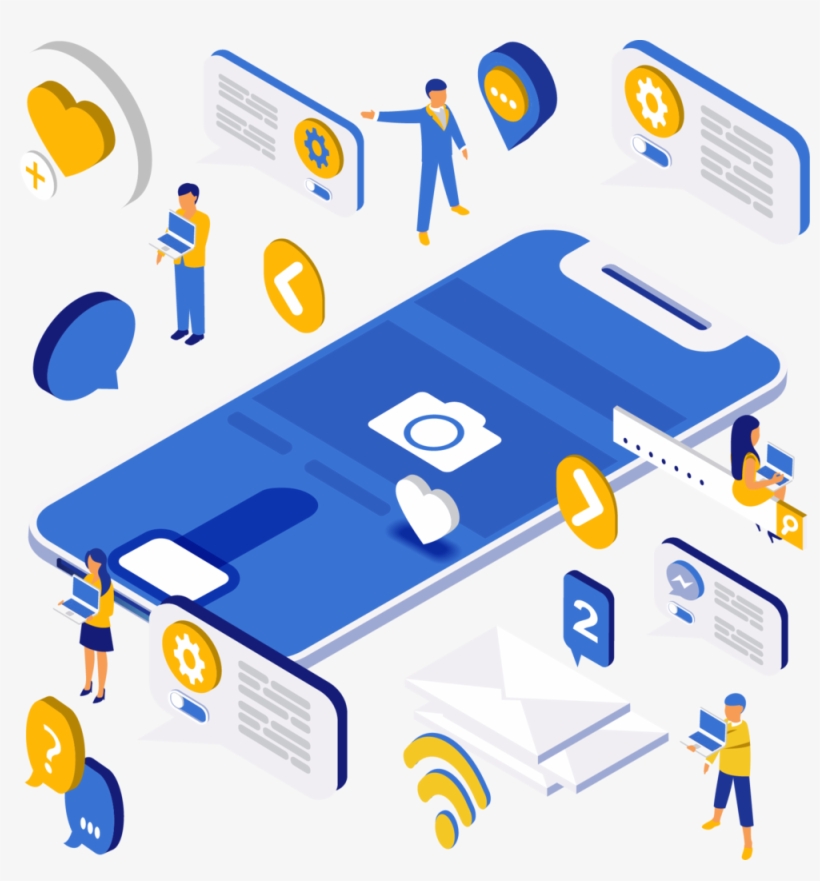 Social - Modern Flat Design People, transparent png