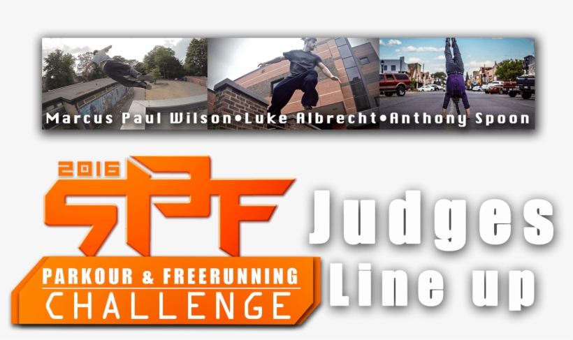 Judges Line Up Scottsdale Parkour Freerunning Challenge - Poster, transparent png