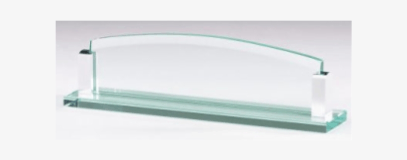 Glass Desk Name Plate D232 - Shelf, transparent png