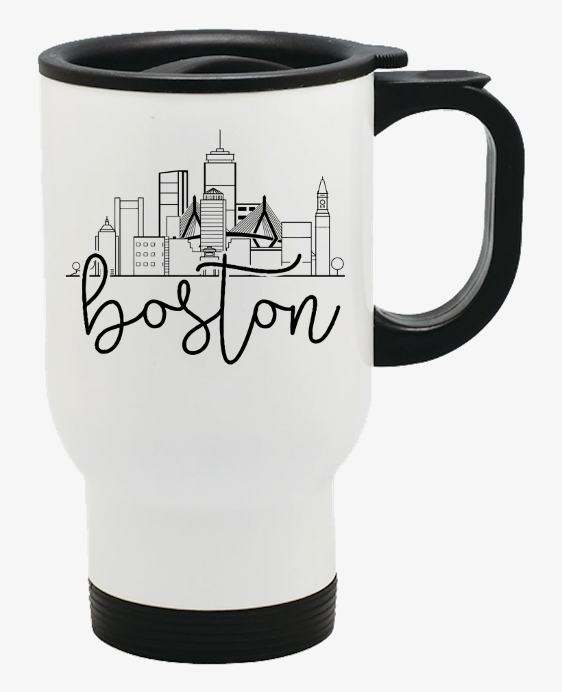 Load Image Into Gallery Viewer, Boston City Skyline - Mug, transparent png