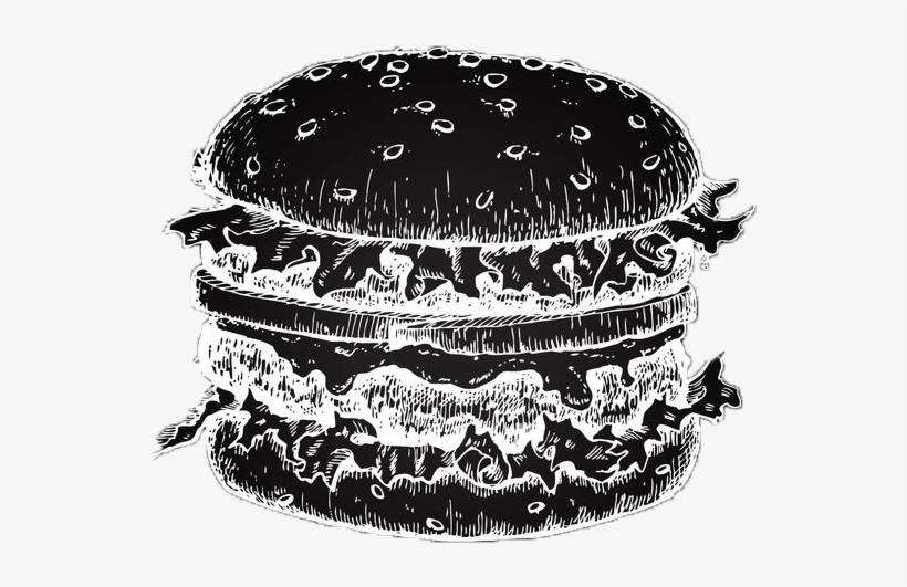 54477020 M - Burger Chalkboard, transparent png