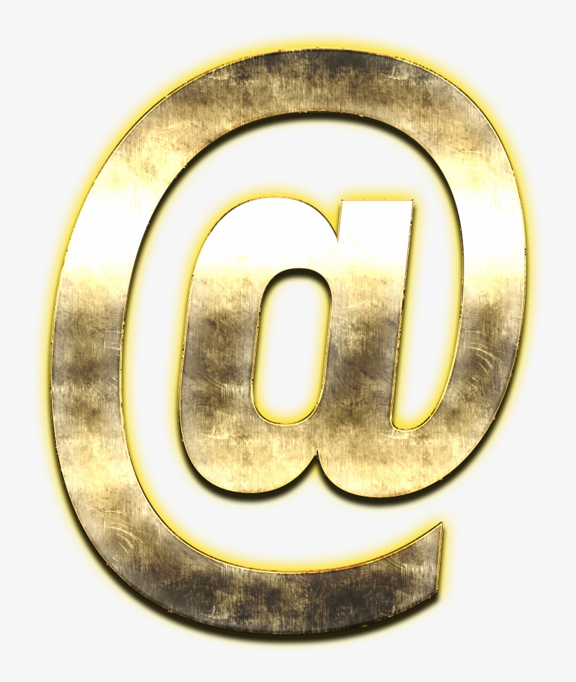 At Sign Png Free Download - Emblem, transparent png