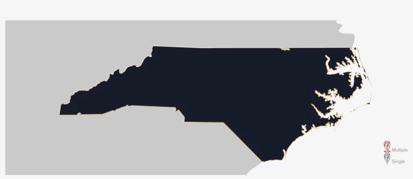 Carolina Map - North Carolina Religion Map, transparent png