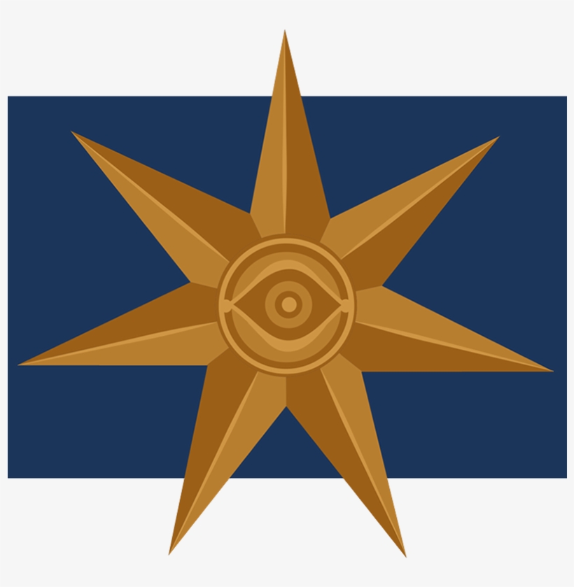 Eos800 - Seven Pointed Star With An Eye, transparent png