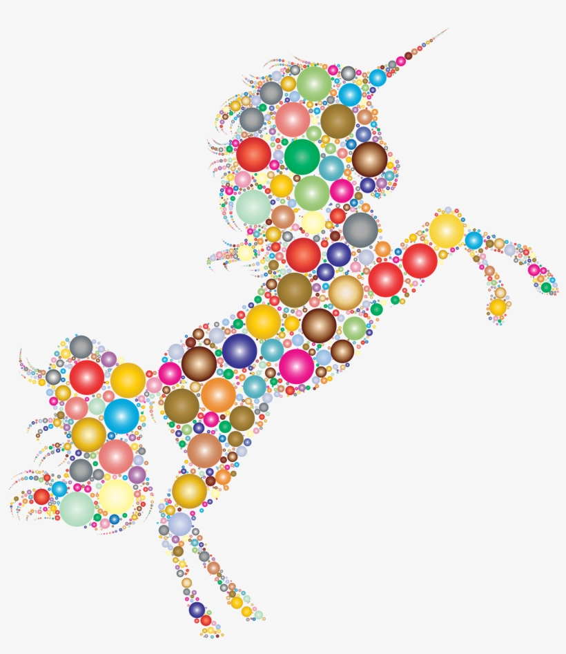 This Free Icons Png Design Of Prismatic Unicorn Silhouette, transparent png