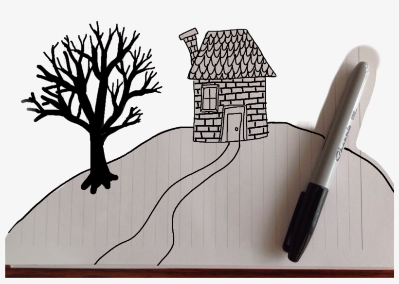 Masked Drawing Saved As Png - Illustration, transparent png