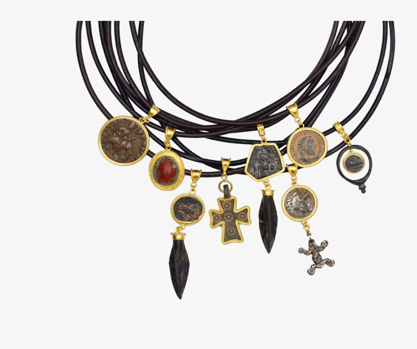 Ancient Roman Cross - Necklace, transparent png