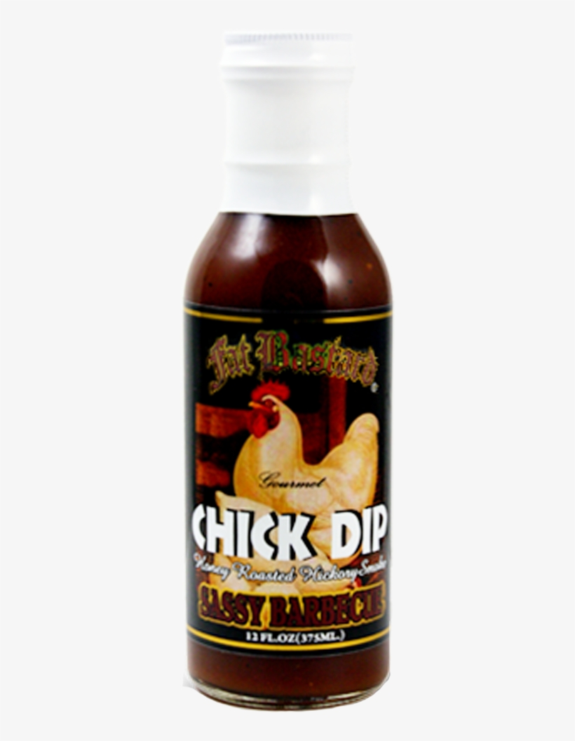 Fat Bastard Chick Dip Sassy Barbecue Sauce 12 Oz - Bottle, transparent png