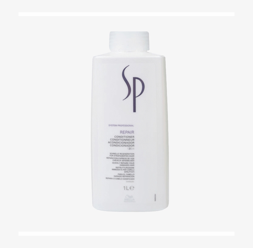 Wella Sp Smoothen Conditioner 1000ml - Lotion, transparent png
