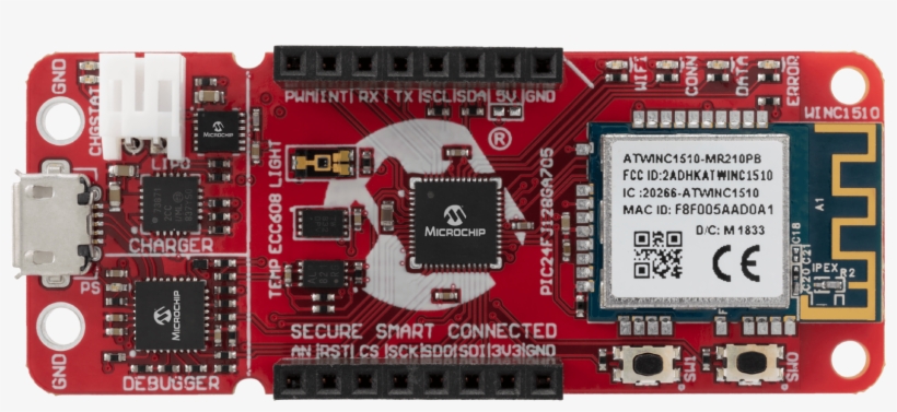 Microchip's New Pic-iot Wg Development Board For Google - Avr Iot Wg Development Board, transparent png