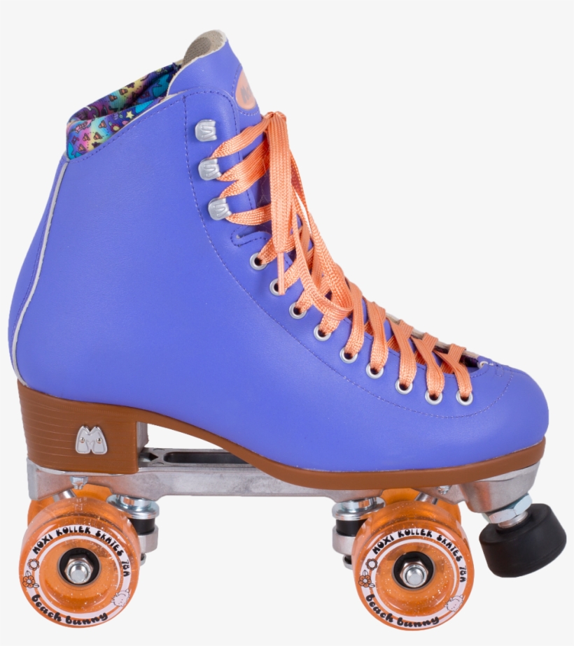 Buy Riedell Beach Bunny Roller Skate Periwinkle Sunset - Moxi Beach Bunny Skates, transparent png