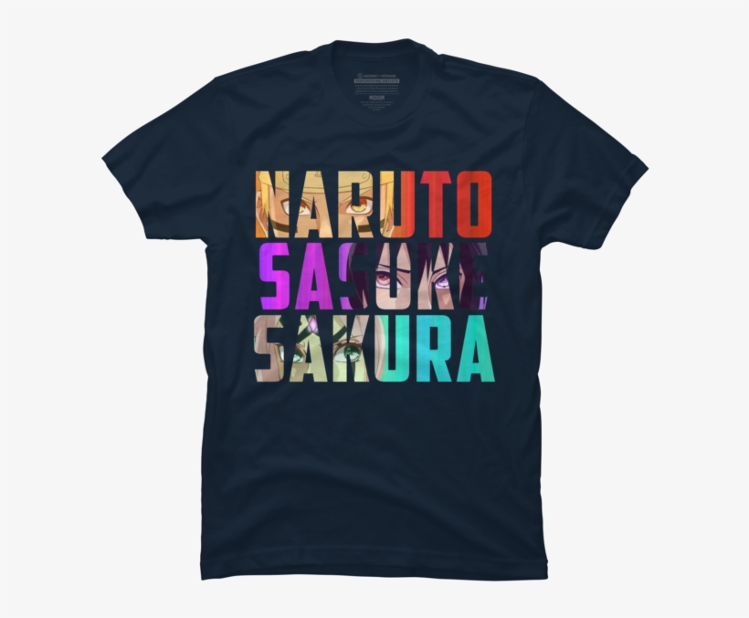 Naruto Sasuke Sakura - Active Shirt, transparent png
