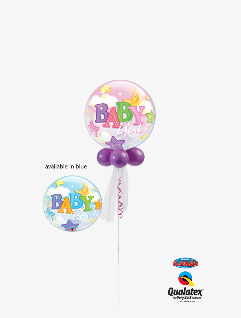Baby Moon & Stars - Balloon, transparent png