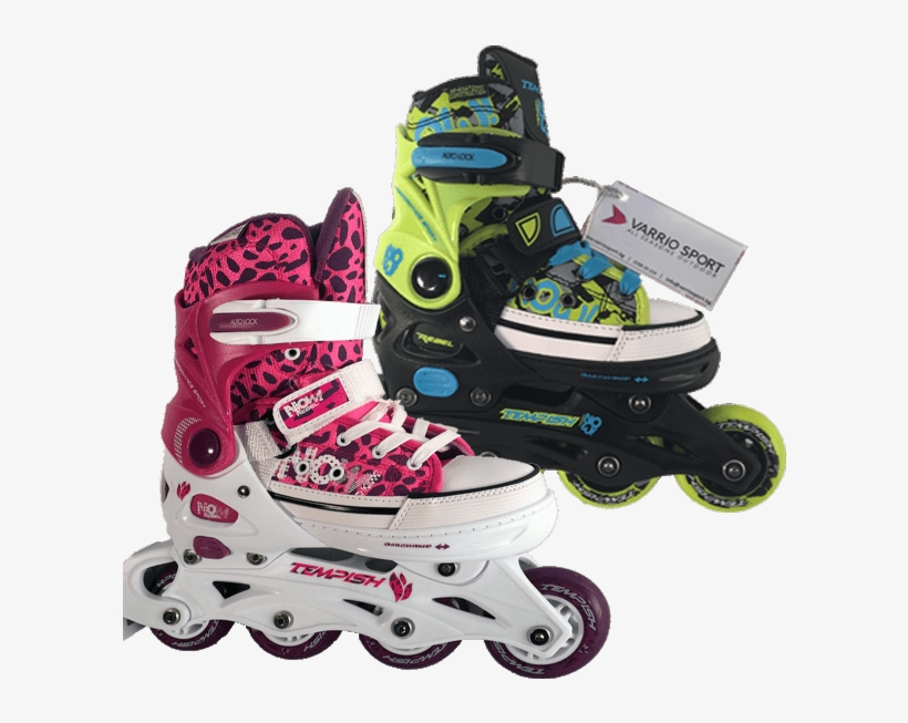 Kids Roller Inline Skates Tempish Rebel Now - Tempish Rebel Now Skates Boys - Green / Black, transparent png