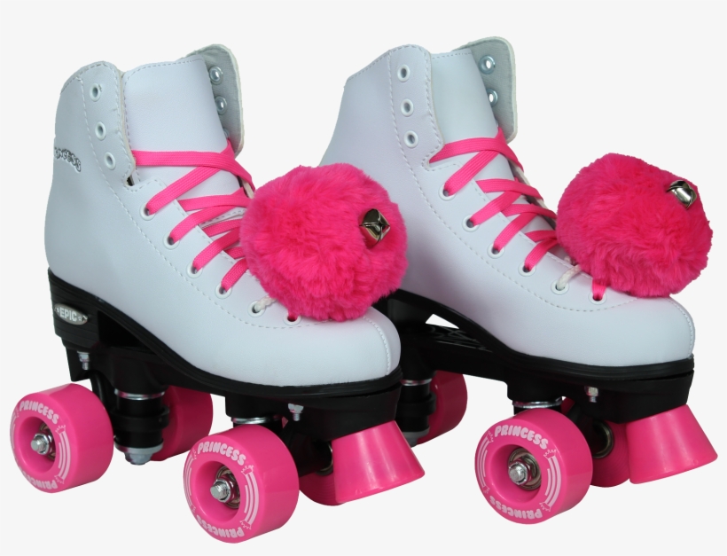Womens Roller Skates With Pom Poms, transparent png