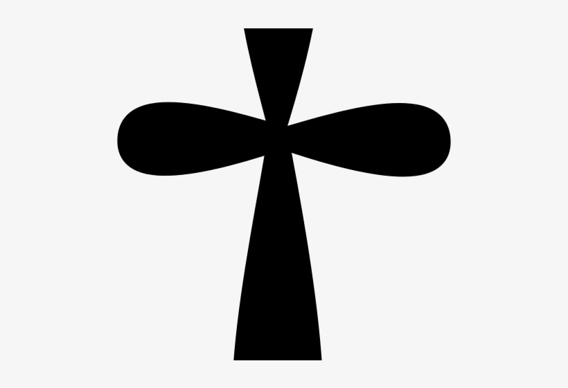 Red Cross Clipart Black And White - Cross, transparent png