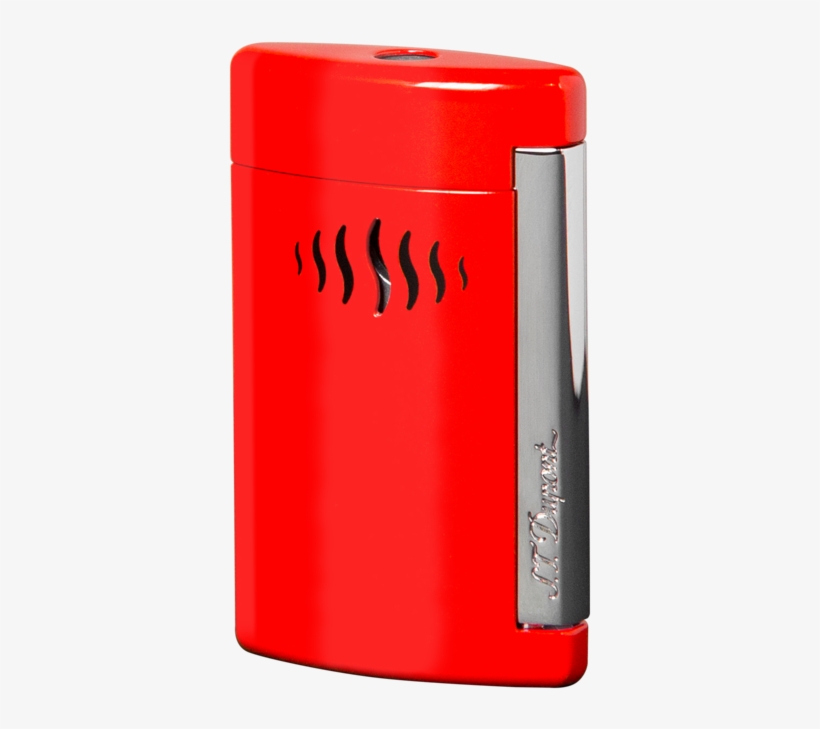 Dupont Minijet Chrome Finish Lighter, Wild Red - Data Storage Device, transparent png