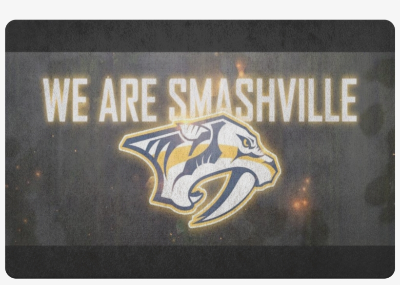 Nashville Smashville Predators Welcome Porch Doormat - Nashville Predators, transparent png