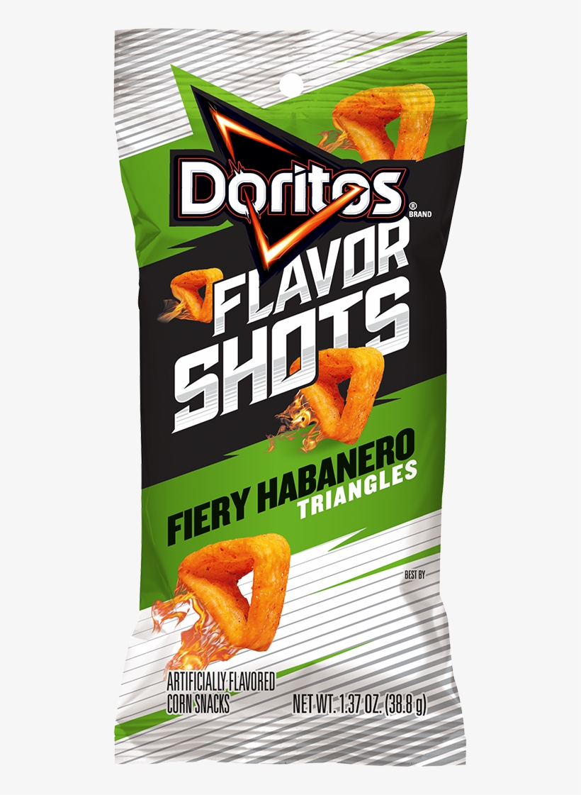 Doritos Flavor Shots Fiery Habanero Triangles - Doritos Flavor Shots, transparent png